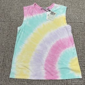 Pam & Gela tie dye muscle tank
